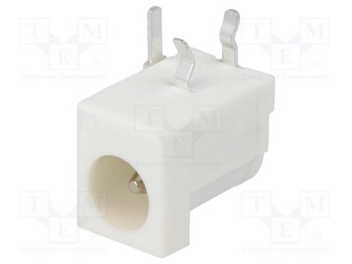 LIITIN: VIRTA- DC - PISTORASIA - UROS - 5A - 90° KULMA - PCB - THT - DC liittimet - FCR681466P - 1