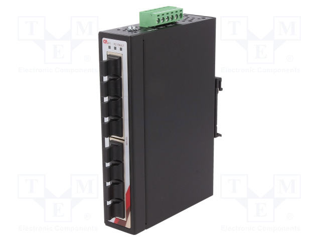 ETHERNET KYTKIN - PORTTIEN LUKU: 8 - 12÷48VDC - RJ45 - Teollisuusverkot - ETU-0800-CP - 1