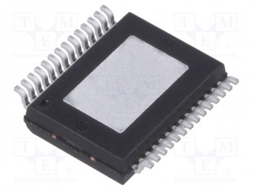 IC: DRIVER - HIGH-/LOW-SIDE,PORTIN OHJAIN - SPI - POWERSSO28 - 800MA - Ajuripiirit - L9733XP - 1