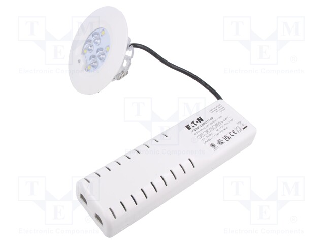 LED HÄTÄVALAISIN - ROUNDTECH - IP65 - VALKOINEN - 1,1W - Lampunkannat ja adapterit led tuotteisin - RT2RSEO200STF1HIP - 1