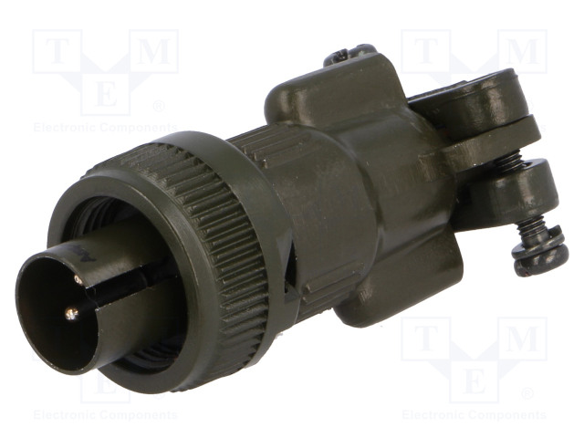 LIITIN: PYÖREÄT - PISTOKE - JOHTOON - PIN: 3 - UROS - JUOTETTAVA - MS/DS - C16-1 EcoMate liittimet - DS3106F10SL-3P - 1