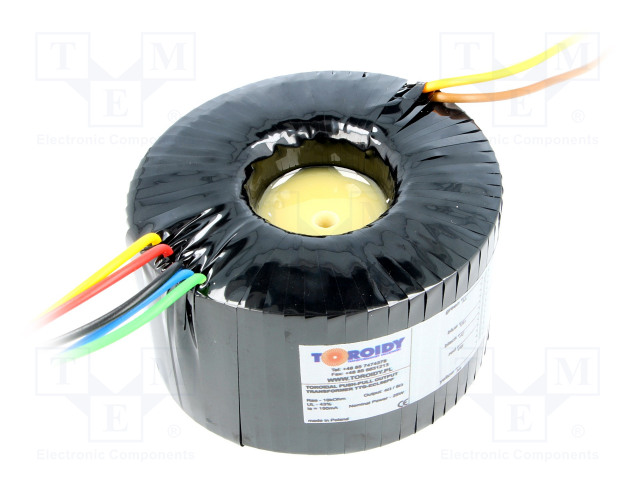 MUUNTAJA: KAIUTIN - 25VA - Ø90X55MM - 0,01÷43KHZ - 150MA - TULOIMP: 10KOHM - Rengassydänmuuntajat - TTG-ECL86PP - 1