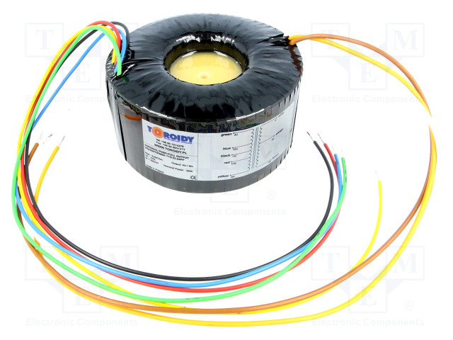 MUUNTAJA: KAIUTIN - 50VA - Ø115X65MM - 0,008÷58KHZ - 200MA - Rengassydänmuuntajat - TTG-EL84PP - 1