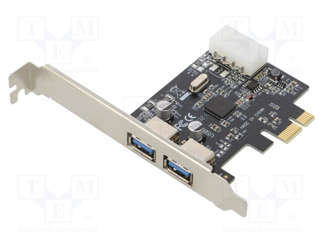 PC-KORTTI: PCIE - USB A-PISTORASIA X2 - PIILLÄ,USB 3.0 - 600MBPS - Tietokonetarvikkeet - muut - UPC-30-2P - 1