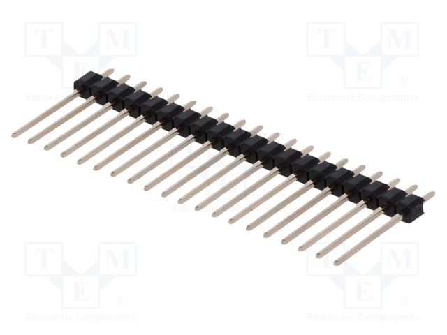 PIIKKIRIMALIITIN - PIN-LIITIN - UROS - PIN: 20 - THT - SUORA - 2,54MM - 1X20 - Piikkirimaliittimet - ZL209-20P - 1