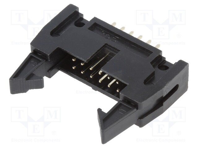 LIITIN: IDC - PISTORASIA - UROS - PIN: 12 - SUORA - THT - 2,54MM - 2X6 - IDC liittimet - MHR-A-12-VUAL-MP - 1