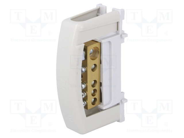 LIITIN: RIVILIITIN - 125A - 500V - RUUVI TERMINAALI - 16÷35MM2 - Riviliittimet - PE.4124SP - 1