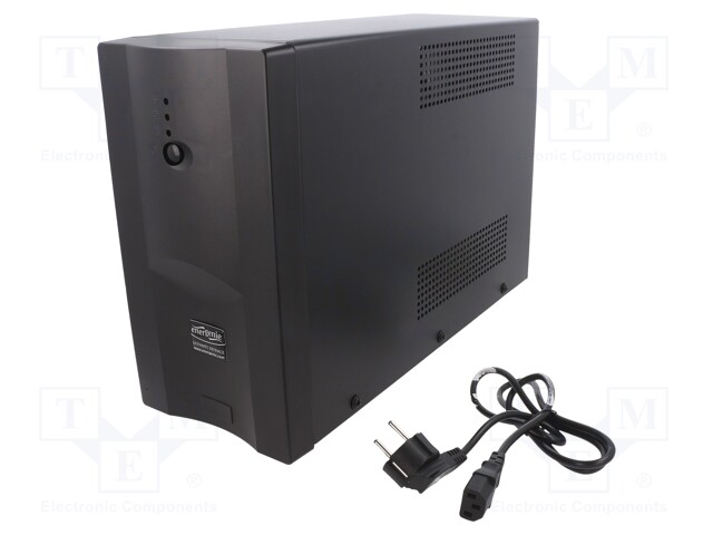 UPS VIRTALÄHDE - 720W - 1,2KVA - 230V - IEC C13 X4,USB B-PISTORASIA - UPS ja tietokeneen virtalähteet - UPS-PC-1202AP - 1