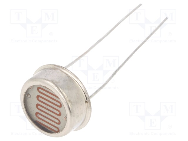 VALOVASTUS - 250MW - 2÷5KOHM - 560NM - THT - 250VDC - ØLED: 12MM - Metallikalvovastukset - PGM1200-MP - 1