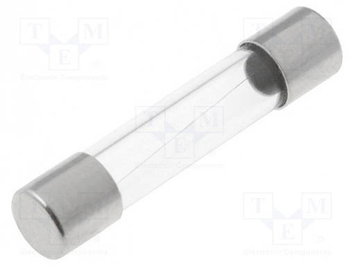 LIERIÖMÄINEN,LASISULAKE - 400MA - 250VAC - Sulakkeet 6,3x32mm - hitaat - 0313.400HXP - 1