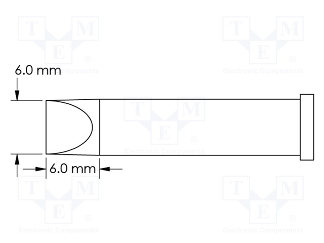 KÄRKI - RUUVIMEISSELI - 6MM - JUOTINASEMAA VARTEN - Juotinkärjet - GT6-CH0060P - 1