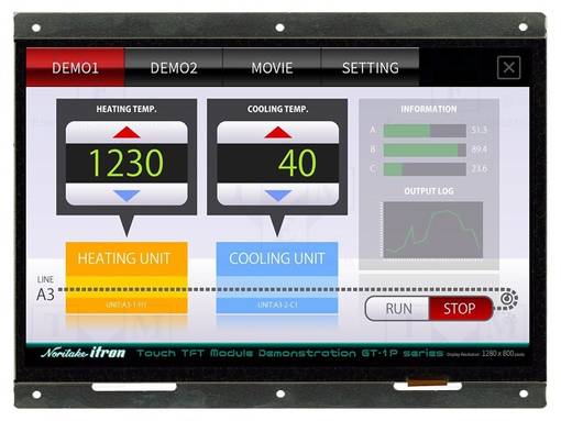 TFT NÄYTTÖ - 10,1" - 1280X800 - VALAISTUS: LED - KOOT: 230X174MM - TFT-näytöt - GTWX101VHB00P - 1