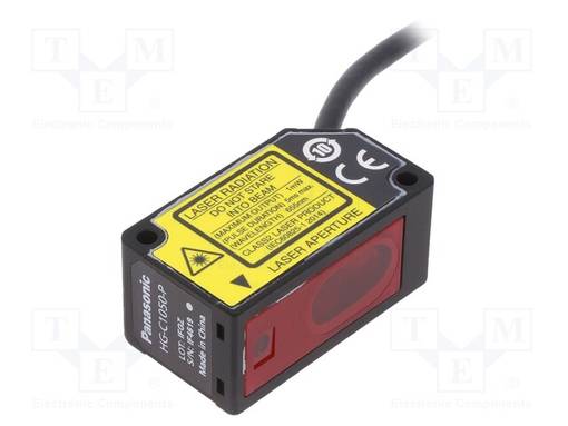 ETÄISYYSANTURI - LASER - HEIJASTAVA - MITTA-ALUE: 50MM - PNP - IP67 - Teollisuus mittausanturit - HG-C1050-P - 1