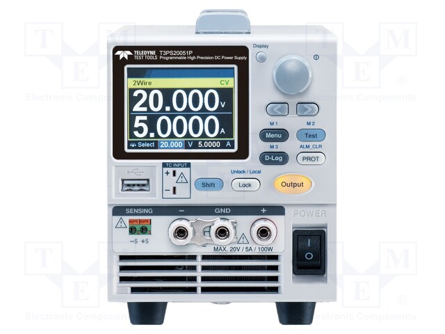 LABORATORY POWER SUPPLY: PROGRAMMABLE - SINGLE-CHANNEL,LINEAR - Laboratorioteholähteet - LC-T3PS20051P - 1
