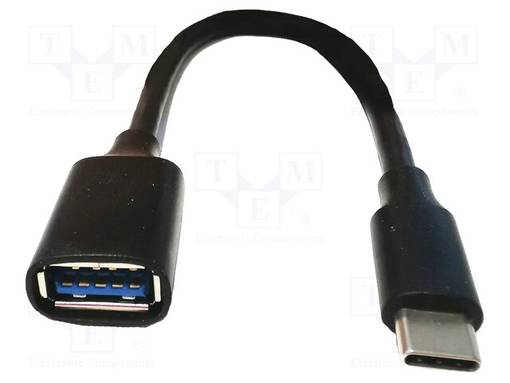 ADAPTERI - USB A 3.0,USB C - 200MM - KOMMUNIKOINTI: USB - Näyttöjen lisätarvikkeet - USB-C-TO-USB-A-ADP - 1