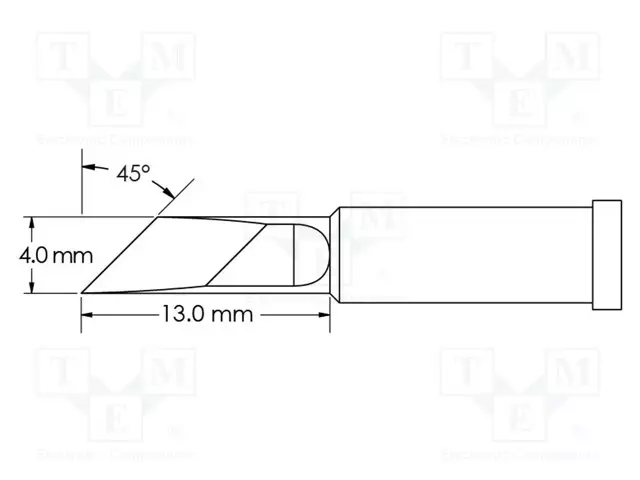 KÄRKI - VEITSI - 4MM - JUOTINASEMAA VARTEN - Juotinkärjet - GT4-KN0040P - 1