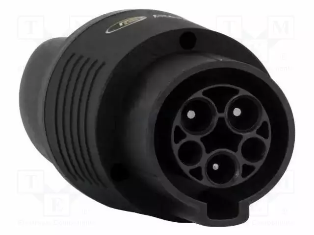 ADAPTERI - MUSTA - 10A - TYPE 1,TYPE 2 - 102/250VAC - AUTOMOTIVE - Laboratorioliittimet - muut - PCE-EVSEADP - 1