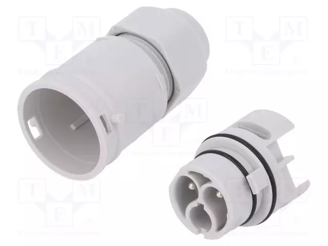 AC LIITIN-RUUVI TERMINAALI - UROS - 16A - 250V - NAVAT: 2 - AC liittimet ja rungot - 3701V2P - 1