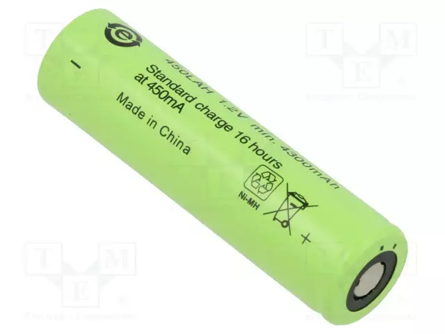 AKKU: NI-MH - 4/3A,4/3R23 - 1,2V - 4500MAH - Ø18,3X67MM - Akut - ACCU-43A4500ST-GP - 1