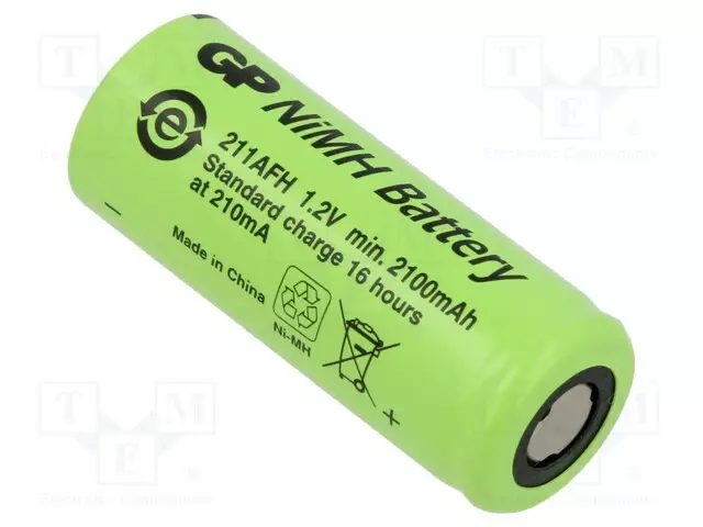 AKKU: NI-MH - 4/5A - 1,2V - 2100MAH - Ø17X43MM - Akut - ACCU-45A2100S-GP - 1