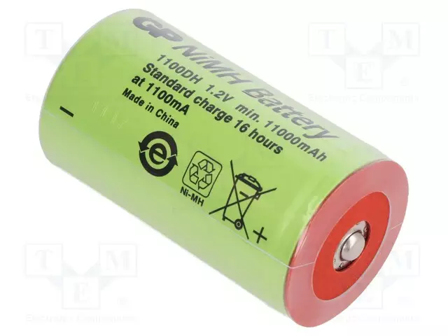 AKKU: NI-MH - D - 1,2V - 11000MAH - Ø33X63MM - Akut - ACCU-D11000DH-GP - 1