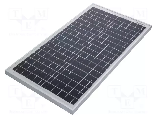 AURINKOKENNO - MONIKITEINEN PII - 650X350X25MM - 30W - I@PMAX: 1,66A - Aurinkopaneelit ja tarvikkeet - CL-SM30P - 1