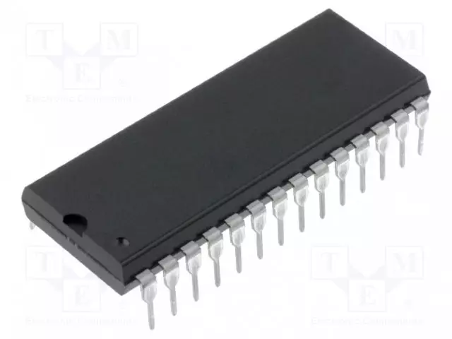 IC: PIC-MIKRO-OHJAIN - 16KB - 32MHZ - I2C,IRDA,PWM,SPI,UART - THT - PIC 16-bit sarja - 24F16KA302-ISP - 1