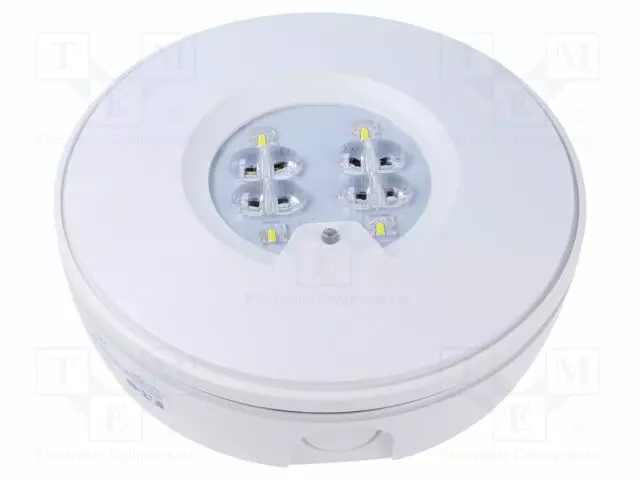 LAMPUN: LED HÄTÄVALAISIMET - ROUNDTECH - IP65 - VALKOINEN - 1,1W - Lampunkannat ja adapterit led tuotteisin - RT2SSEO200ATF1HIP - 1