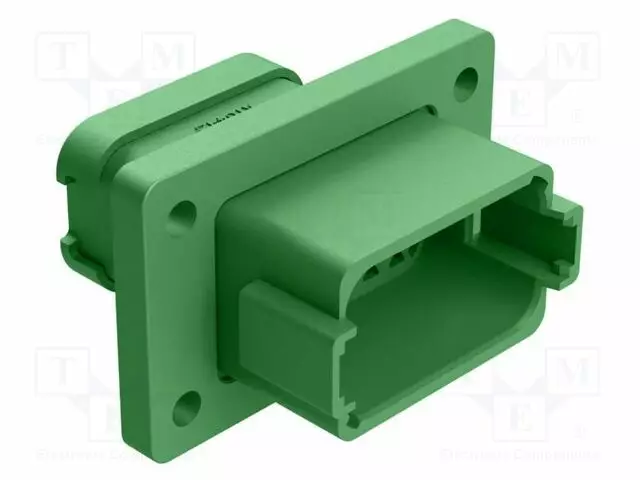 LIITIN: JOHTO-JOHTO - AT - 13A - 250V - PIN: 12 - IP67 - SUORA - PANEELIASENNETTAVA - Ajoneuvoliittimet - AT0412PCLE07-AMP - 1