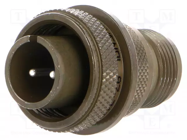 LIITIN: PYÖREÄT - PISTOKE - JOHTOON - PIN: 2 - UROS - JUOTETTAVA - 97 - C16-1 EcoMate liittimet - 97-3106A-12S-3P - 1