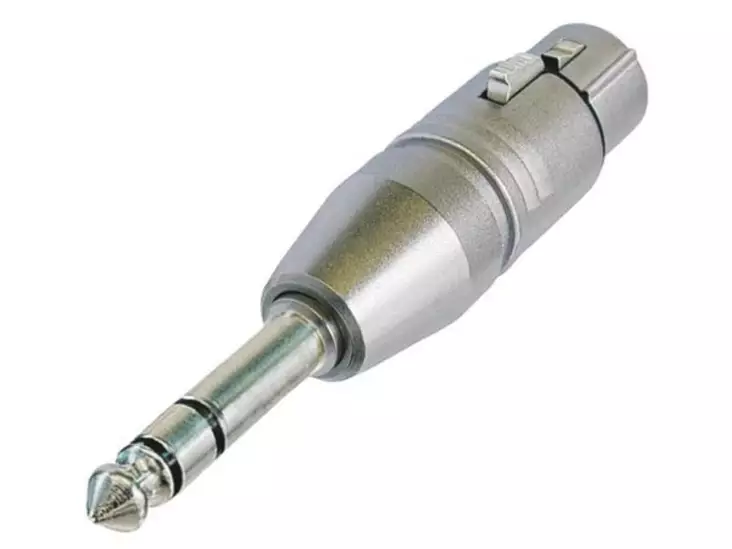 NEUTRIK - 3-POLE XLR FEMALE TO STEREO 1/4'' PLUG - XLR liittimet ja tarvikkeet - NA3FP - 1