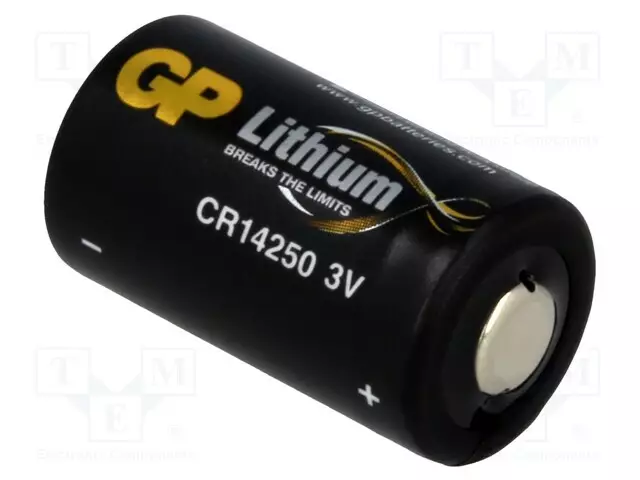 PARISTO: LITIUM - 1/2AA - 3V - 800MAH - EI-UUDELLEENLADATTAVA - Alkaliparistot - BAT-CR14250-3VGP - 1