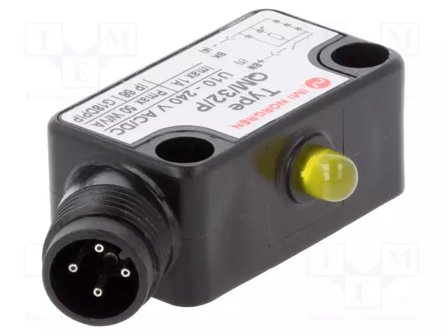 REED-KYTKIN - 230VDC - 230VAC - KOSKETTIMET: NO - Pneumatiikkatarvikkeet - QM32P - 1
