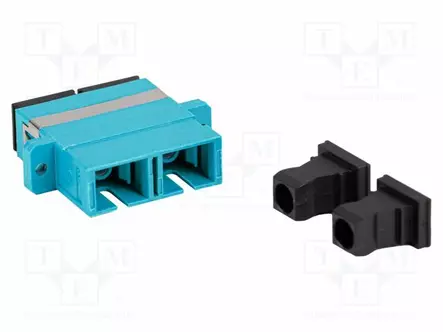 ADAPTERI - OM3 - SC/UPC,MOLEMMIN PUOLIN - 50/125UM - TURKOOSI- - Patchcordit ja valokuitu-pigtailit - FA-SCUPMD31-0001TQ - 2