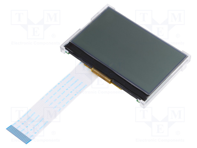 LCD NÄYTTÖ - GRAAFINEN - 128X64 - FSTN POSITIVE - 80X54X9,7MM - LED - Graafiset LCD-näytöt - PE12864LRF-042-H-Q - 1