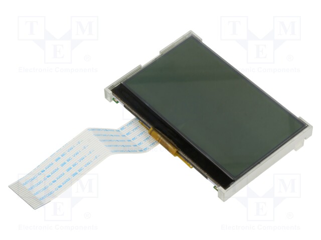 LCD NÄYTTÖ - GRAAFINEN - 128X64 - FSTN POSITIVE - 80X54X9,7MM - LED - Graafiset LCD-näytöt - PE12864WRF-042HL4Q - 1