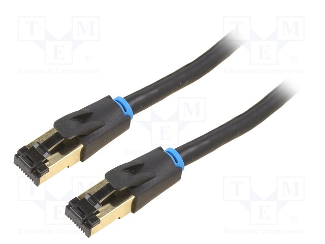 PATCH KAAPELI - S/FTP - CAT 8 - RJ45-PISTOKE,MOLEMMIN PUOLIN - OFC - RJ45 Ethernet kaapelit - IKABQ - 1