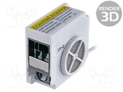 ILMAN IONISAATTORI - KOMPAKTI - ESD - 65X60X33MM - 12M3/H - 24VDC - ±10V - Ionisaattorit - ER-Q - 1