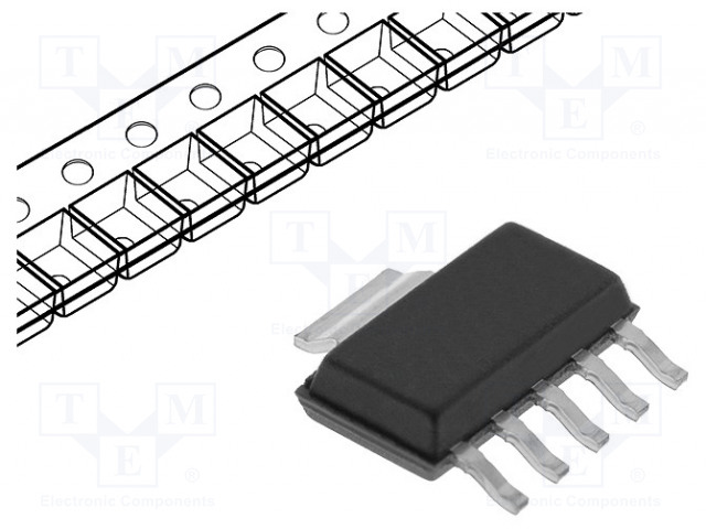 REGULAATTORI LDO,LINEAARINEN,SÄÄDELTY - 1,5A - SMD - LDO säätämätt. jännitestabilisaattorit - TPS78601DCQ - 1