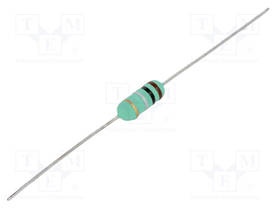 LANKAVASTUS - 200OHM - 2W - ±5% - Ø0,54X28MM - Ø3,5X10MM - 300PPM/°C - Tehovastukset - KNP02U-200R - 2