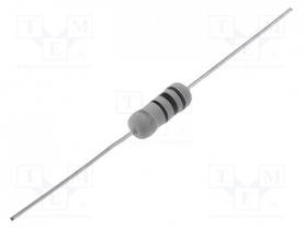LANKAVASTUS - 2OHM - 1W - ±5% - Ø0,54X28MM - Ø3,5X10MM - 400PPM/°C - Tehovastukset - KNP01WS-2R - 2