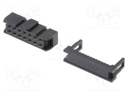 LIITIN: IDC - PISTOKE - NAARAS - PIN: 14 - IDC - - 2,54MM - 2X7 - IDC liittimet - FCS-D2C1-14-SG-FSR - 1