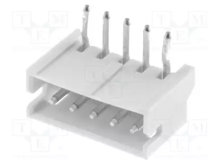 LIITIN: JOHTO-LEVY - PISTORASIA - UROS - PIN: 5 - ZH - 1A - 50V - VAAKASUORA - Signaaliliittimet rasteri 1,50mm - S5B-ZR - 1