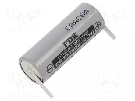 PARISTO: LITIUM - 4/5A,CR8L - 3V - 2600MAH - EI-UUDELLEENLADATTAVA - Alkaliparistot - BAT-CR17450E-N-CNR - 1