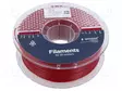 3D FILAMENTTI ABS - 1,75MM - PUNAINEN - 225÷240°C - 1KG - HIGH SPEED - 3D Filamentit - 3DP-ABS1.75HY-01-R - 1