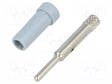 LABORATORY CONNECTOR: 2MM BANANA - SOCKET - 10A - 70VDC - 24.5MM - GREY - Banaanijatkoliittimet - EPB6053NI-GR - 1