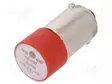 LED LAMPPU - PUNAINEN - BA9S - 24VDC - 24VAC - Merkkivalot ja pienoislamput - S-9LL24-R - 1