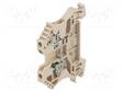 LIITIN: KISKO-2,5MM2 - NAVAT: 1 - PURISTIMET: 3 - BEIGE - TS35 - 800V - Kiskoliittimet - WDU2.51.5ZR - 1