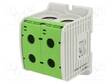 LIITIN: KISKO-STB - 520A - 1KV - RUUVI TERMINAALI - VIHREÄ - 300MM2 - Kiskoliittimet - STB300-2GR - 1