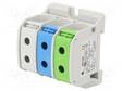LIITIN: KISKO-50MM2 - NAVAT: 3 - PURISTIMET: 6 - RUUVI TERMINAALI - Kiskoliittimet - STB50-3XGY-BL-GR - 1